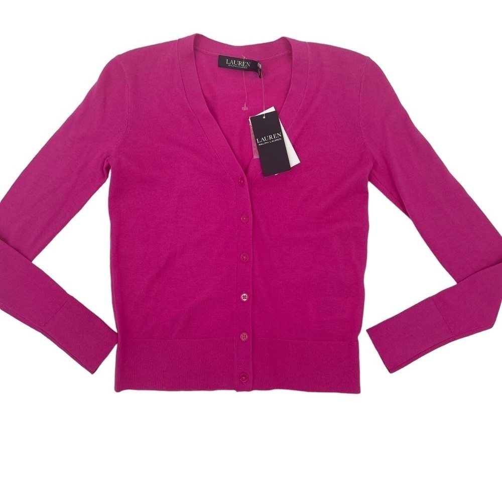 Lauren Ralph Lauren Women's Size XS Pink Cardigan NWT